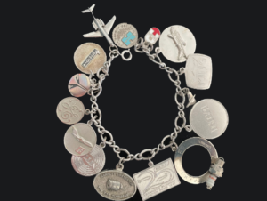 NBAA 25th anniversary charm bracelet