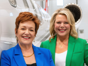 Aviation Personnel Internationals leadership team: CEO Sheryl A. Barden, CAM, and President Jennifer E. Pickerel