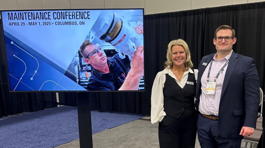 Ben Janaitis and Jennifer E. Pickerel at the 2025 NBAA Maintenance Conference