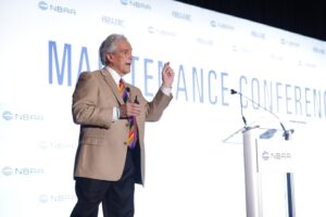 Former NTSB Air Safety Investigator Gregory Feith gave the  opening Keynote at the NBAA Maintenance Conference.