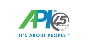API Turns 45 It's All About People logo