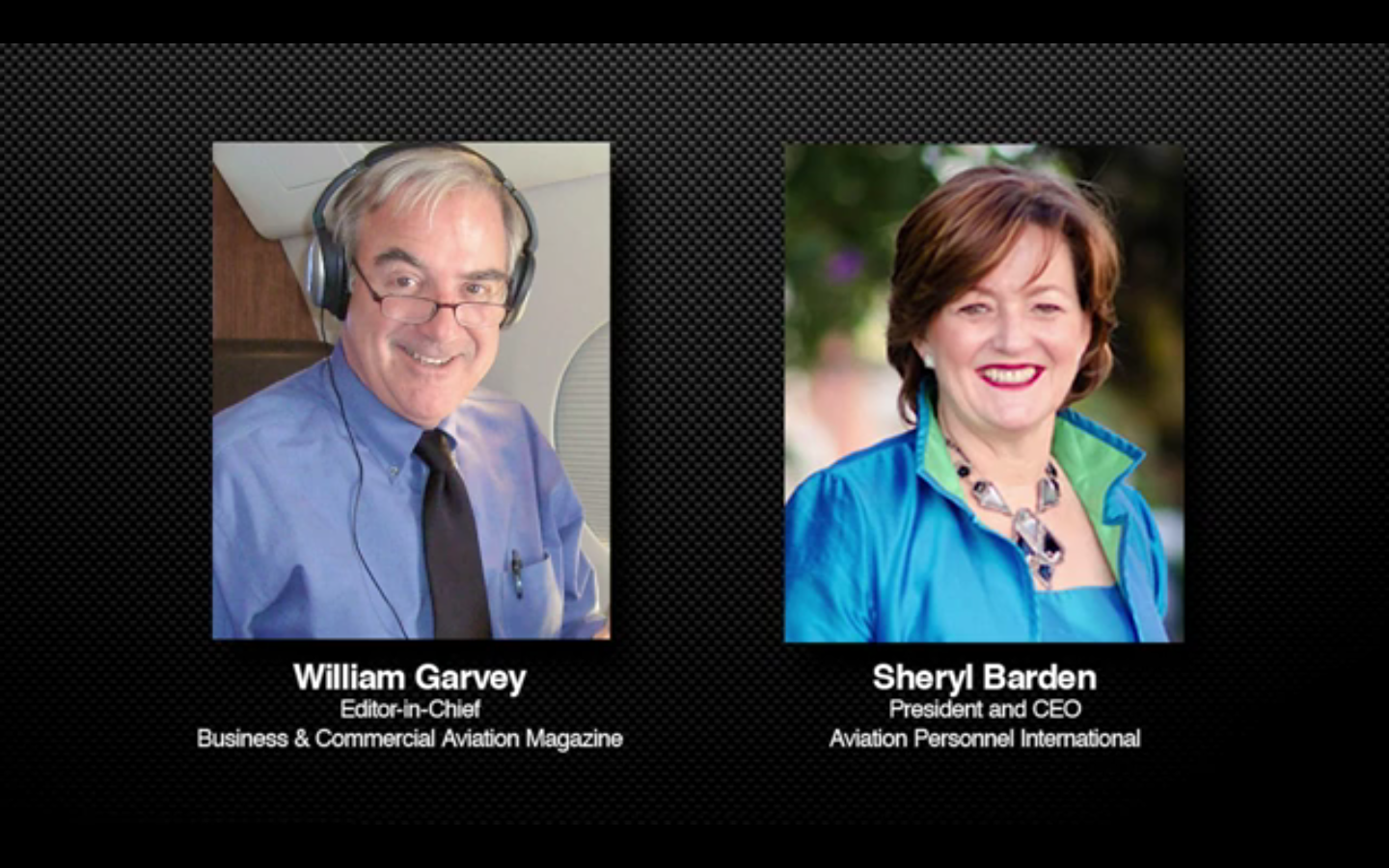 BCA's Bill Garvey with API's Sheryl Barden - Fast Five Column