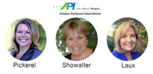 Jennifer Pickerel Jenny Showalter Debbi Laux Aviation Personnel