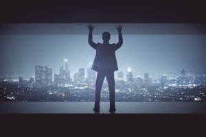 ceiling in business aviation - man holding up ceiling