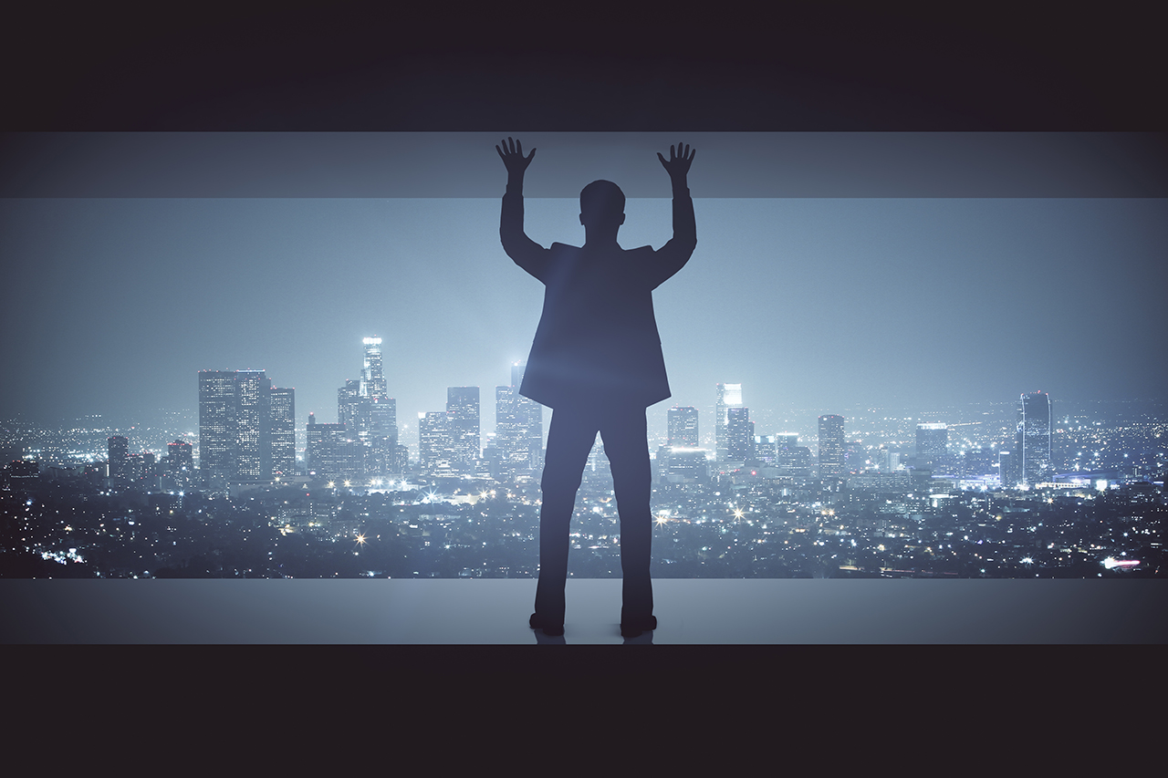 ceiling in business aviation - man holding up ceiling