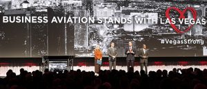 Las Vegsa Strong was the prevalent theme during NBAA17