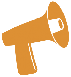 orange megaphone